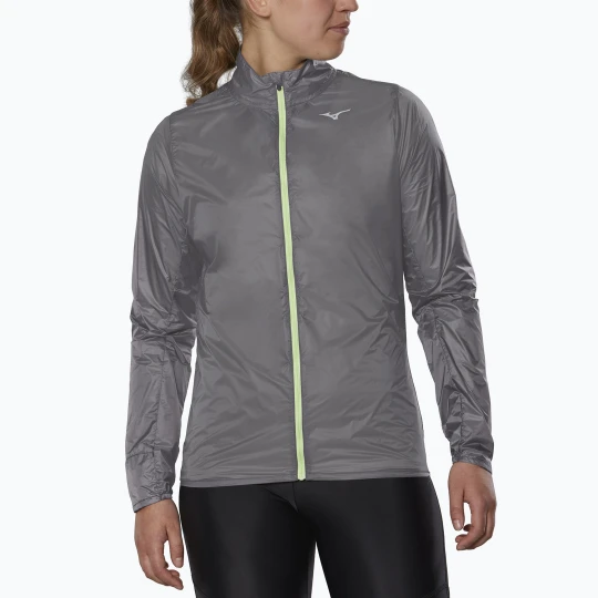 Zdjęcie produktu Kurtka do biegania damska Mizuno Aero grey