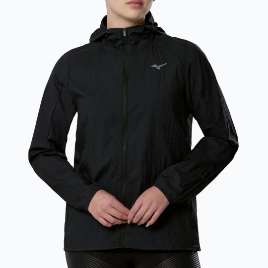 Zdjęcie produktu Kurtka do biegania damska Mizuno Tech Light Hooded Jacket black