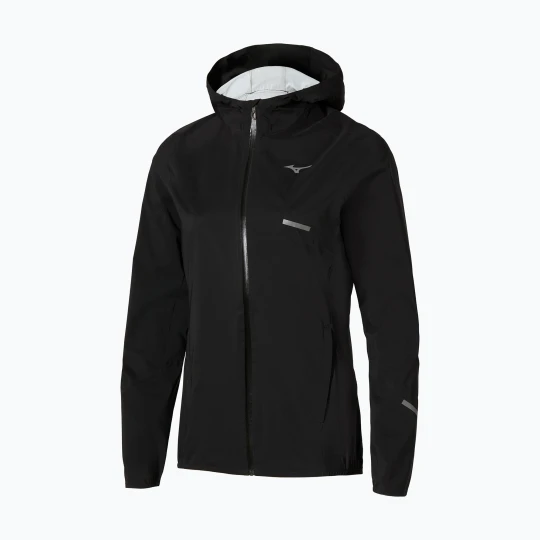 Zdjęcie produktu Kurtka do biegania damska Mizuno Trail Waterproof 20K Hooded black