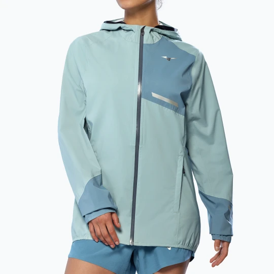 Zdjęcie produktu Kurtka do biegania damska Mizuno Waterproof 20K ER cloud blue