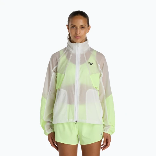 Zdjęcie produktu Kurtka do biegania damska New Balance RC afterglow Biały