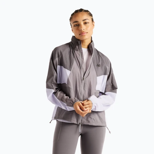 Zdjęcie produktu Kurtka do biegania damska New Balance Reflective RC Jacket neptune grey