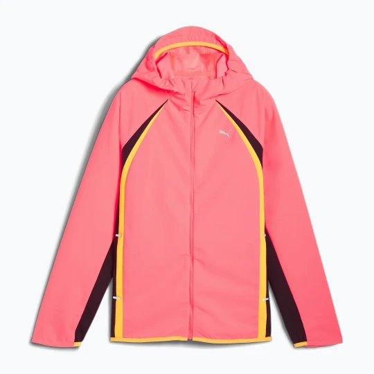 Zdjęcie produktu Kurtka do biegania damska PUMA Run Ultraweave Raincell sunset glow Różowy