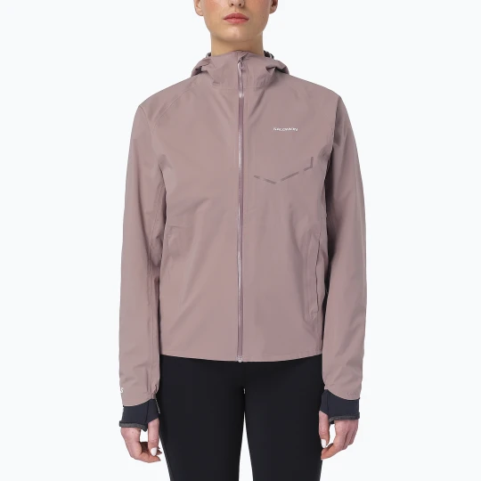 Zdjęcie produktu Kurtka do biegania damska Salomon Bonatti Waterproof antler Różowy