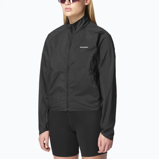 Zdjęcie produktu Kurtka do biegania damska Salomon Shakeout Fly deep black