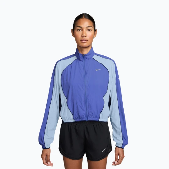 Zdjęcie produktu Kurtka do biegania damskie Nike Swift UV Repel sapphire / hydrogen blue