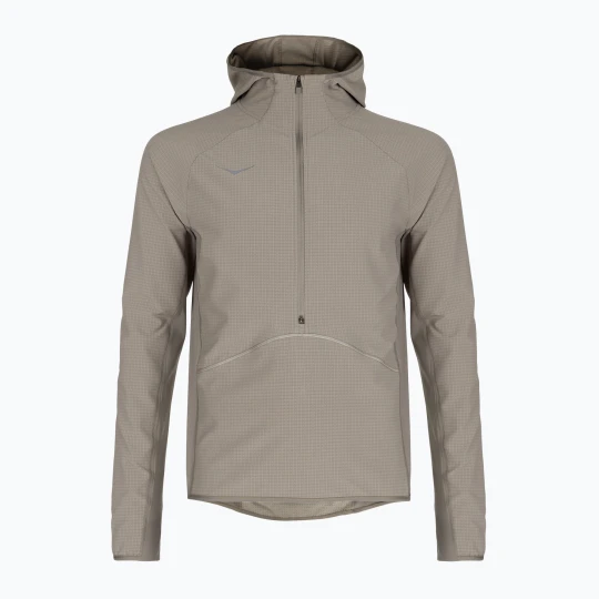 Zdjęcie produktu Kurtka do biegania męska HOKA Sky Glow Half Zip pebble grey