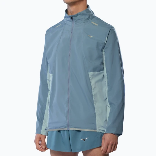 Zdjęcie produktu Kurtka do biegania męska Mizuno Tech Light citadel Niebieski