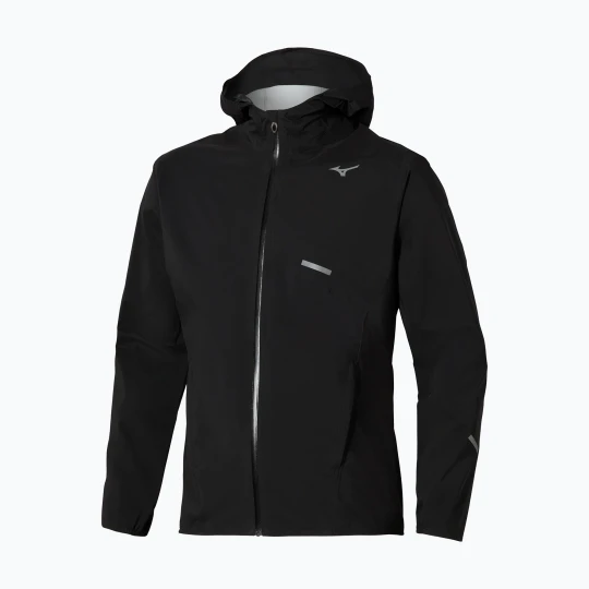 Zdjęcie produktu Kurtka do biegania męska Mizuno Trail Waterproof 20K Hooded black