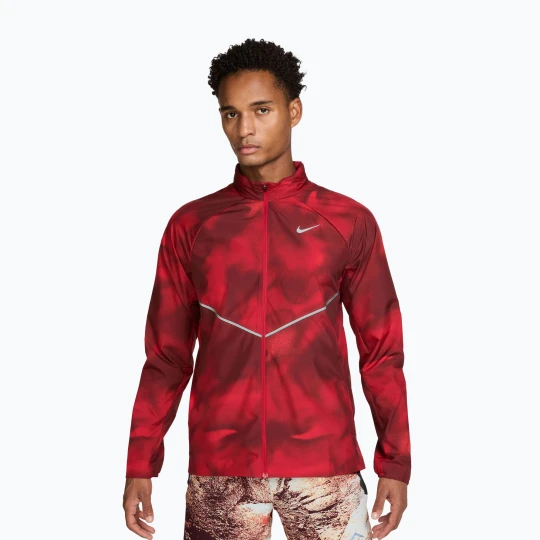 Zdjęcie produktu Kurtka do biegania męska Nike Miler light crimson / tough red Pomarańczowy