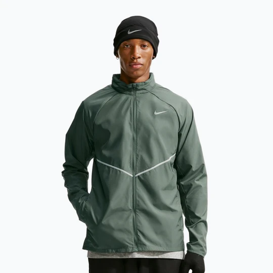 Zdjęcie produktu Kurtka do biegania męska Nike Miler Repel UV camo green / camo green
