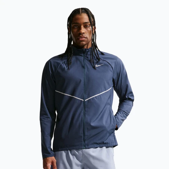 Zdjęcie produktu Kurtka do biegania męska Nike Miler Repel UV midnight navy Granatowy