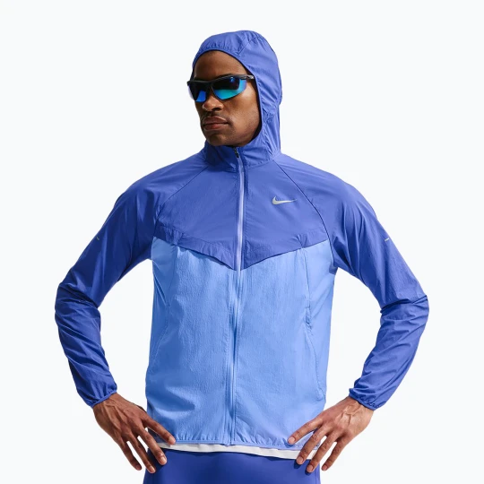 Zdjęcie produktu Kurtka do biegania męska Nike Stride Repel UV lapis / royal pulse Niebieski