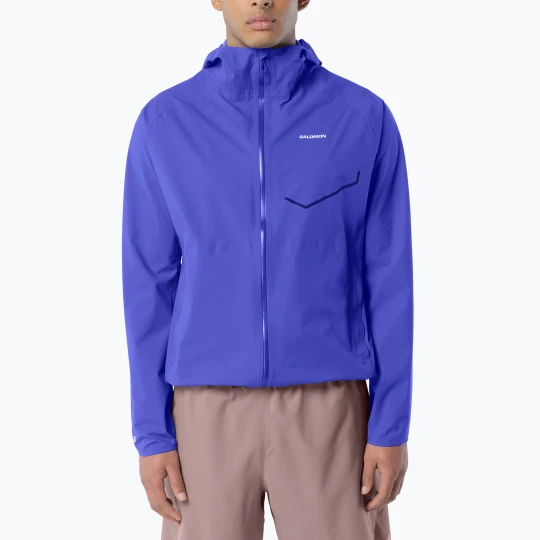 Zdjęcie produktu Kurtka do biegania męska Salomon Bonatti Waterproof clematis blue