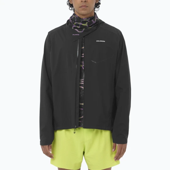 Zdjęcie produktu Kurtka do biegania męska Salomon Bonatti Waterproof dee black