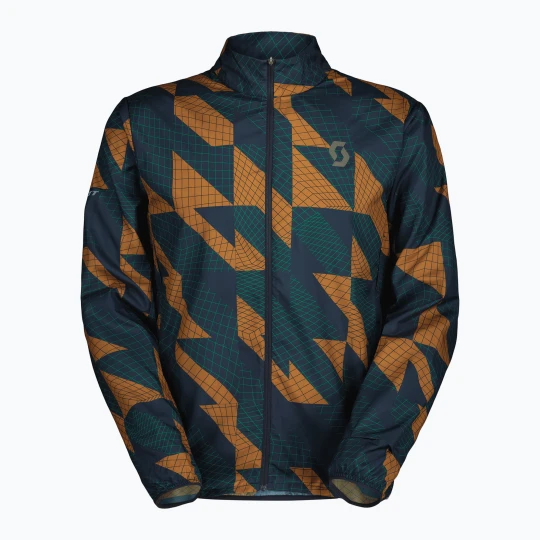 Zdjęcie produktu Kurtka do biegania męska SCOTT Endurance Tech Windbreaker dark blue/bread brown