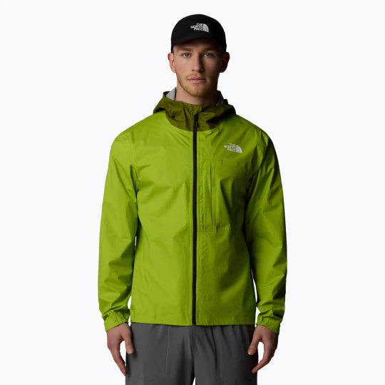 Zdjęcie produktu Kurtka do biegania męska The North Face Higher Run Rain meadow grass Zielony