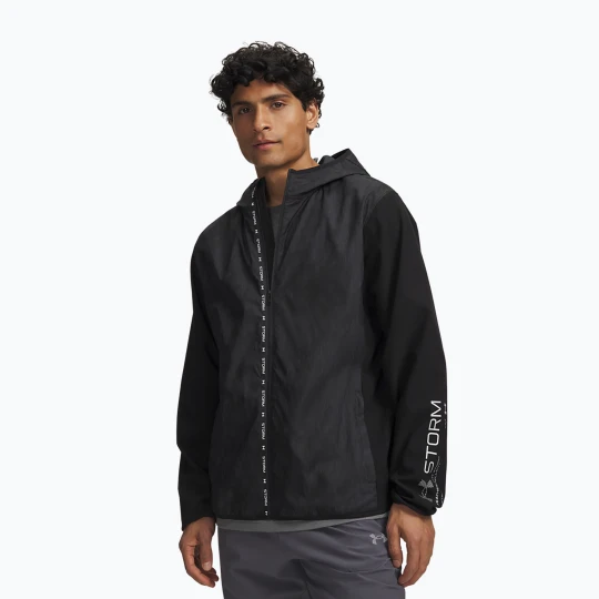 Zdjęcie produktu Kurtka do biegania męska Under Armour Velociti Storm Jacket ultimate black / reflective