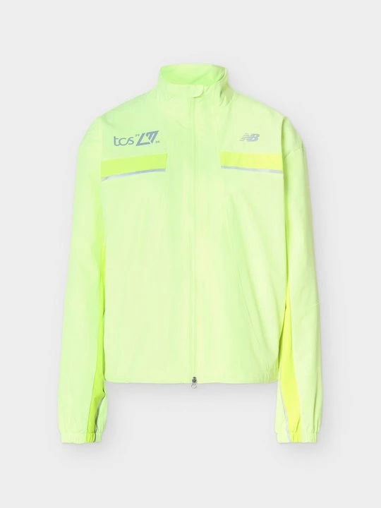 Zdjęcie produktu Kurtka do biegania New Balance żółty neon