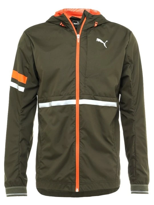 Zdjęcie produktu Kurtka do biegania Puma oliwkowy