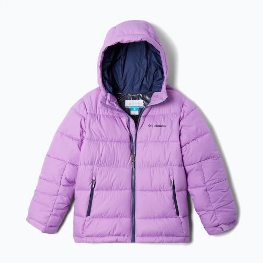 Zdjęcie produktu Kurtka ocieplana dziecięca Columbia Pike Lake II Hooded gumdrop Fioletowy