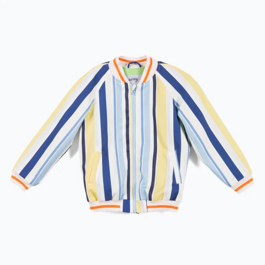 Zdjęcie produktu Kurtka dziecięca KID STORY Bio Finishing Bomberka colorful stripes
