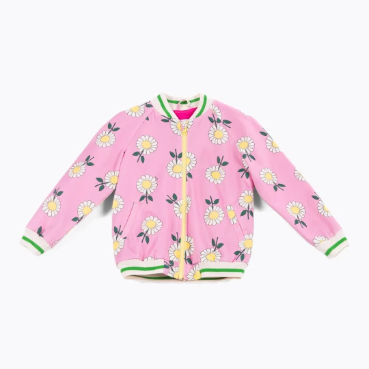 Zdjęcie produktu Kurtka dziecięca KID STORY Bio Finishing Bomberka daisy Różowy
