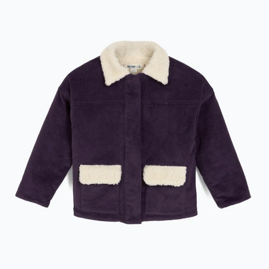 Zdjęcie produktu Kurtka dziecięca KID STORY Teddy short legs / big dreams Fioletowy