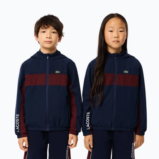 Zdjęcie produktu Kurtka dziecięca Lacoste BJ2453 navy blue / expresso Granatowy