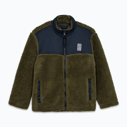 Zdjęcie produktu Kurtka dziecięca LEGO Lwscout Teddy dark khaki Zielony