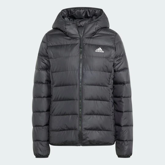 Zdjęcie produktu Kurtka Essentials Light Down Hooded Adidas czarny