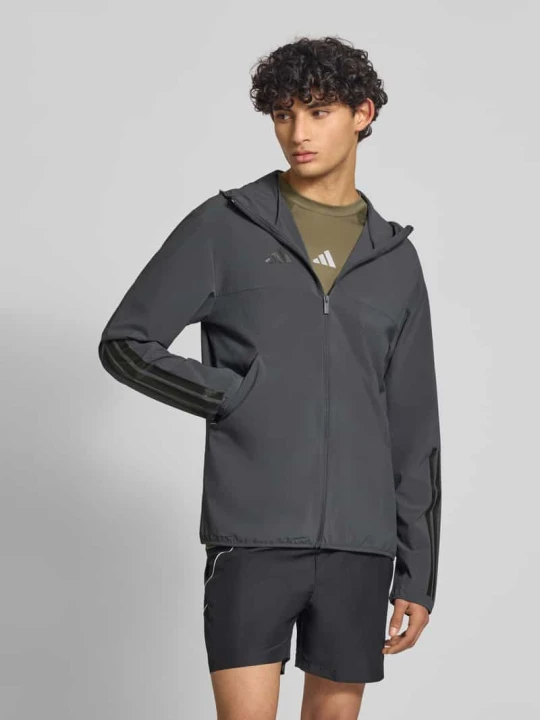 Zdjęcie produktu Kurtka funkcjonalna z szybkoschnącego materiału w kroju slim fit Adidas Antracytowy