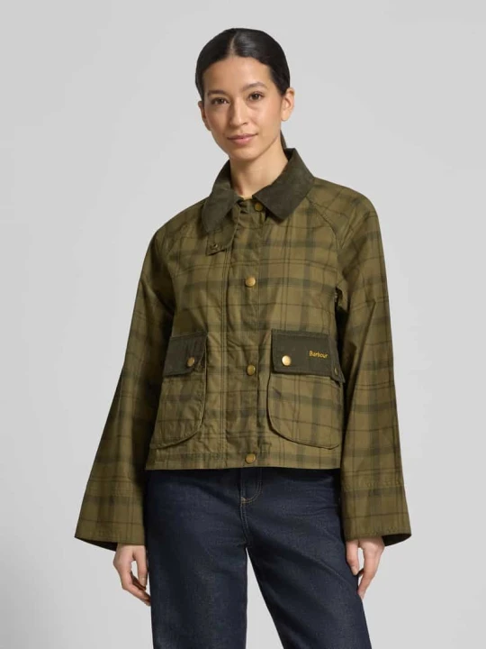 Zdjęcie produktu Kurtka funkcyjna o kroju regular fit z czystej bawełny Model 'BEADNELL' Barbour Oliwkowy