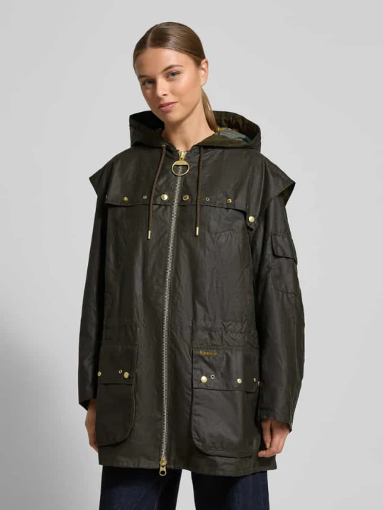 Zdjęcie produktu Krój regular fit Kurtka funkcyjna z czystej Bawełna (woskowana) Barbour Oliwkowy