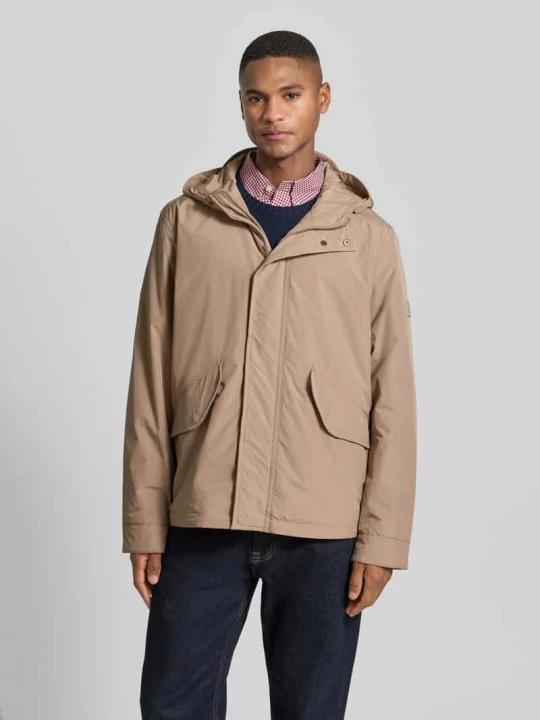 Zdjęcie produktu Kurtka funkcyjna o kroju regular fit z kapturem Tommy Hilfiger Beżowy
