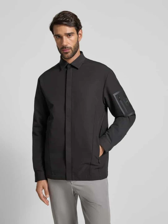 Zdjęcie produktu Kurtka funkcyjna Regular Fit z wodoodpornego materiału model „ST_EXPEDIT PADDED L” Boss Czarny