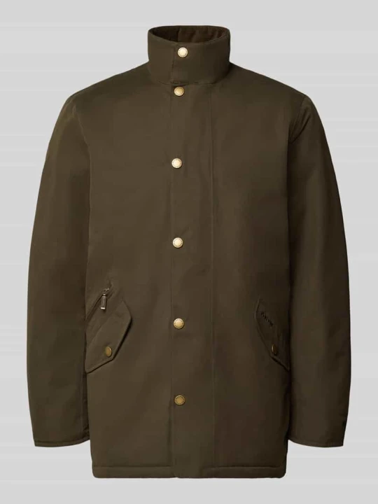 Zdjęcie produktu kurtka funkcyjna o kroju regular fit ze stójką Barbour Oliwkowy