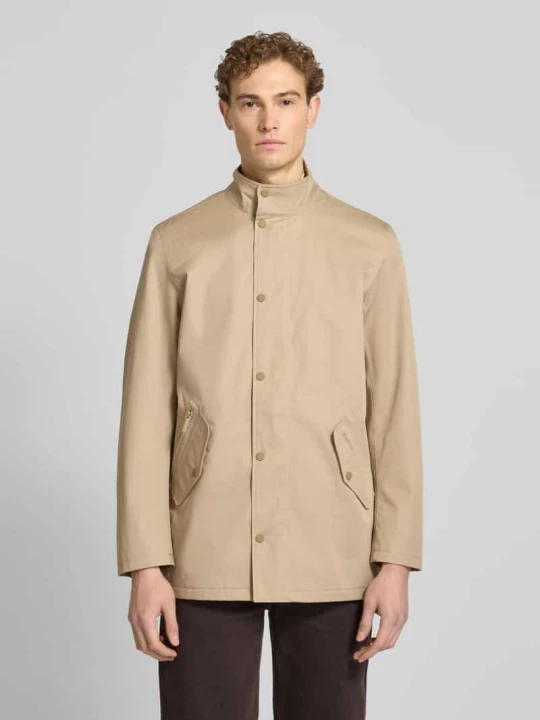 Zdjęcie produktu Kurtka funkcyjna w kroju regular fit z zamkiem błyskawicznym dwustronnym Barbour Kamienny