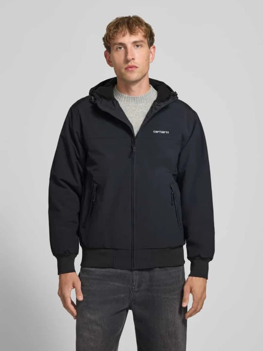 Zdjęcie produktu Kurtka funkcyjna z wyhaftowanym logo i kapturem Carhartt WIP Czarny