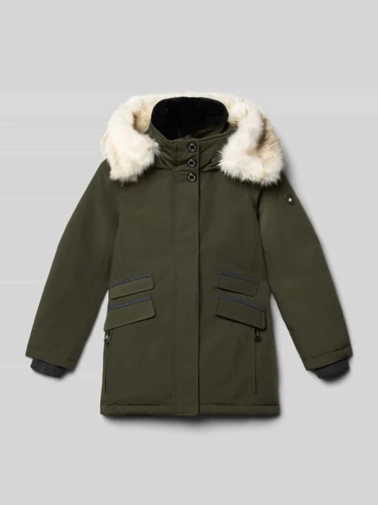 Zdjęcie produktu Regular Fit parka z sztucznym futrem model „Enterprise” Wellensteyn Oliwkowy