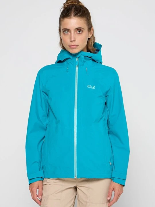 Zdjęcie produktu Kurtka hardshell Jack Wolfskin turkusowy