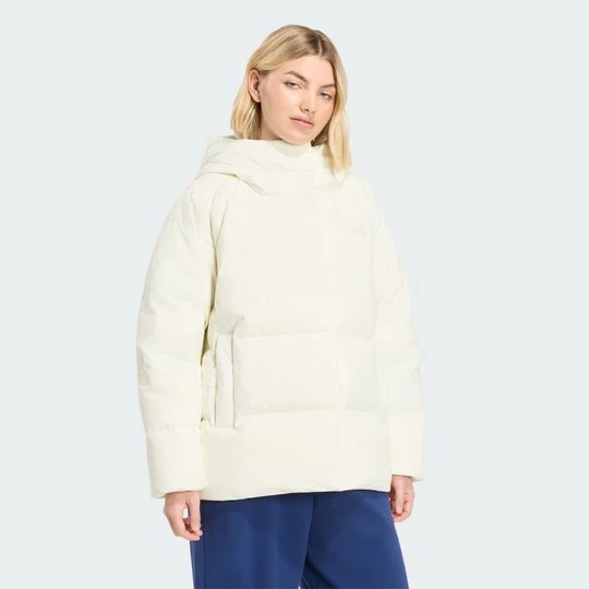 Zdjęcie produktu KURTKA HELIONIC DOWN PUFFER HOODED Adidas Off White