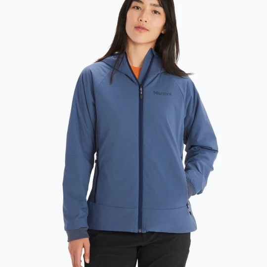 Zdjęcie produktu Kurtka hybrydowa damska Marmot Novus Lt Hybrid Hoody storm Niebieski