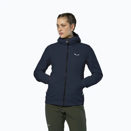 Zdjęcie produktu Kurtka hybrydowa damska Salewa Pedroc Tirol Wool Air Hybrid navy blazer Granatowy