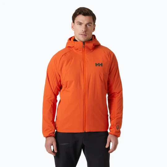 Zdjęcie produktu Kurtka hybrydowa męska Helly Hansen Odin Lightweight Stretch Hooded Insulator 2.0 patrol orange