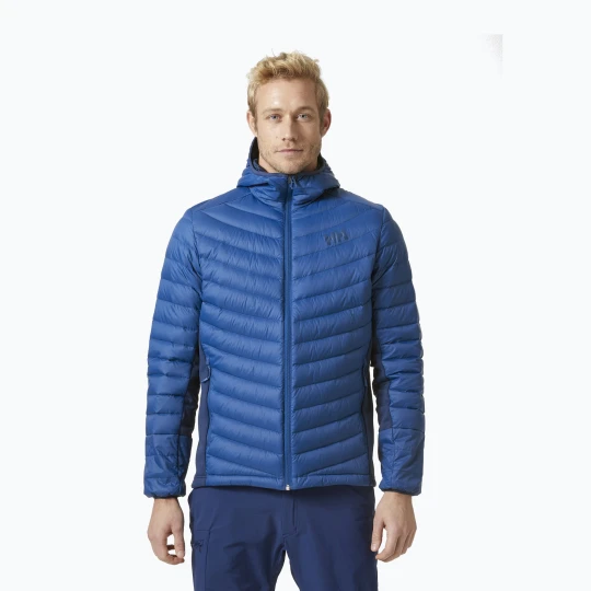 Zdjęcie produktu Kurtka hybrydowa męska Helly Hansen Verglas Hooded Down Hybrid Insulator deep fjord Niebieski