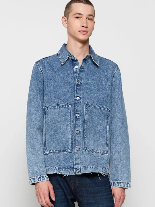 Zdjęcie produktu Kurtka jeansowa 7 For All Mankind niebieski