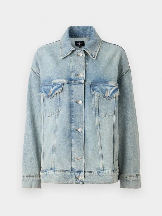 Zdjęcie produktu Kurtka jeansowa 7 For All Mankind jasnoniebieski