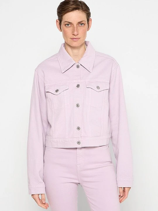Zdjęcie produktu Kurtka jeansowa 7 For All Mankind liliowy