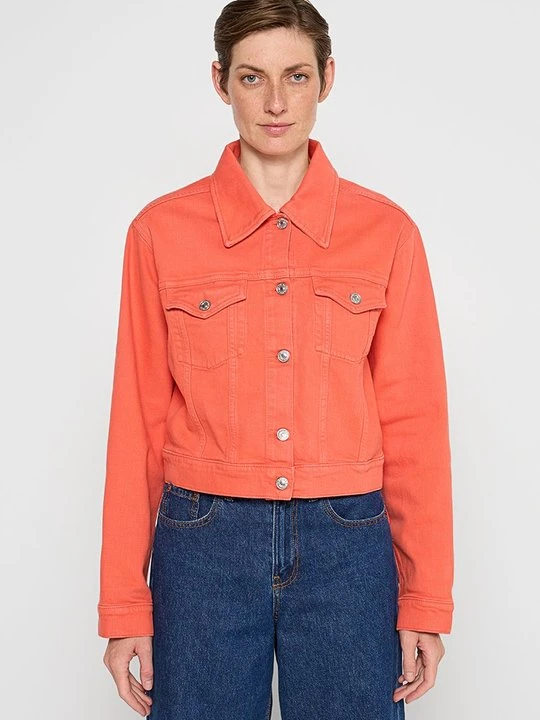 Zdjęcie produktu Kurtka jeansowa 7 For All Mankind pomarańczowy